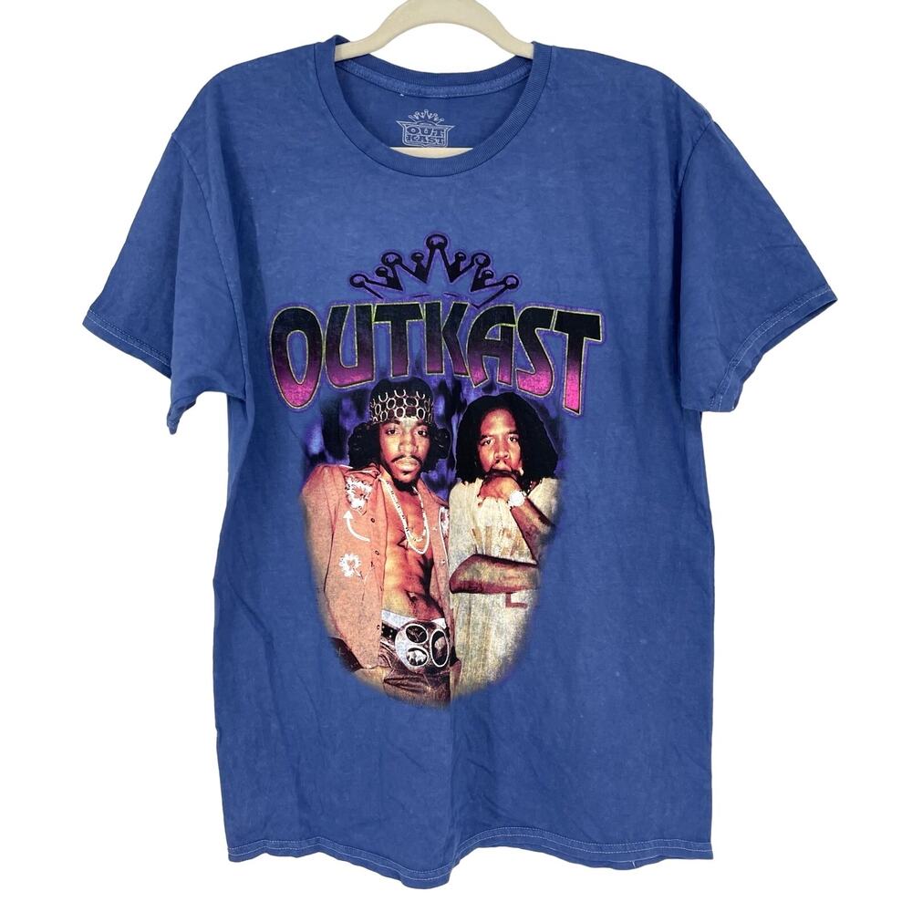 Official‎ Merch Outkast T-Shirt Blue Size Large NWOT